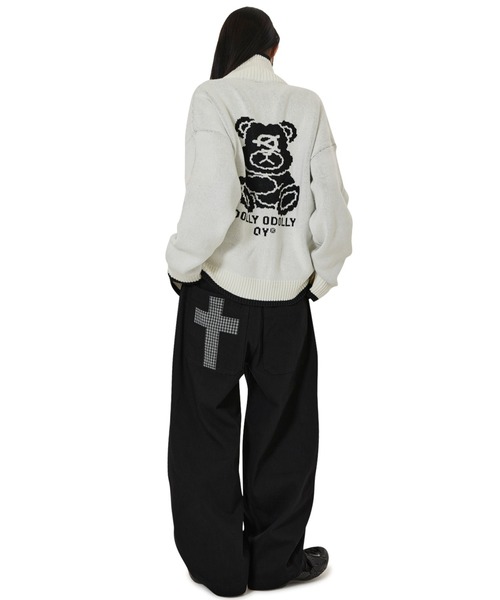 OY（オーワイ） ニット セーター 「OY/オーワイ」DOLLY KNIT ZIP UP