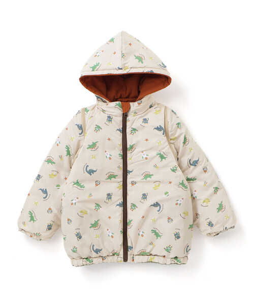 SLAP SLIP（スラップスリップ） ダウン アウター 「お揃い」バイカラー