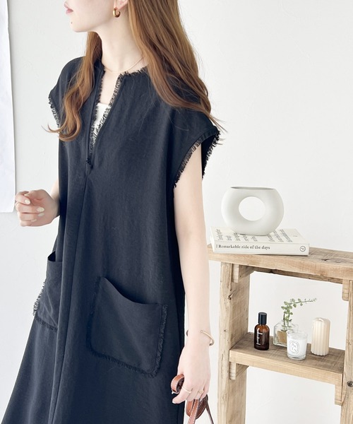 「classicalelf」 半袖ワンピース LARGE ブラウン レディース_画像3