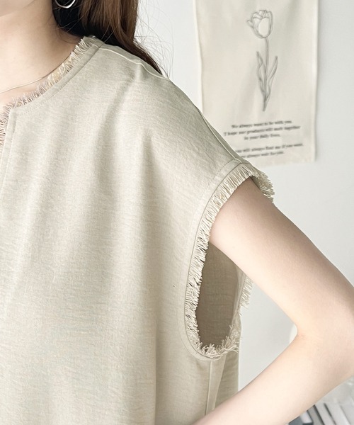 「classicalelf」 半袖ワンピース LARGE ブラウン レディース_画像8