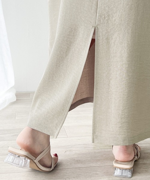 「classicalelf」 半袖ワンピース LARGE ブラウン レディース_画像9