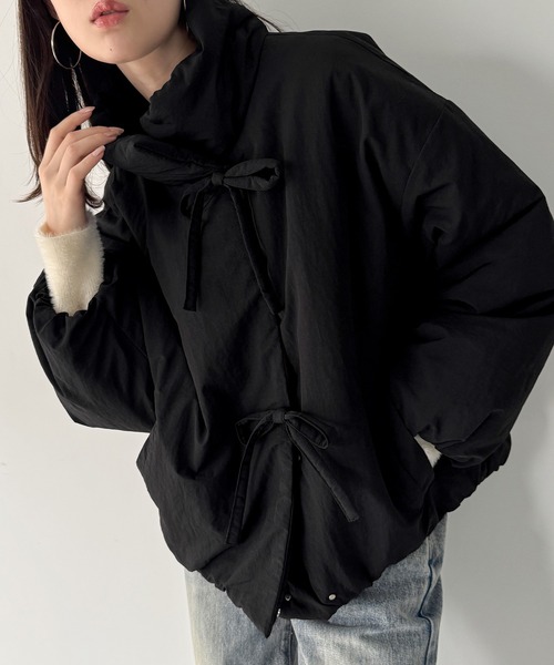 JUNOAH（ジュノア） ダウンコート ダウンジャケット スタンドカラー