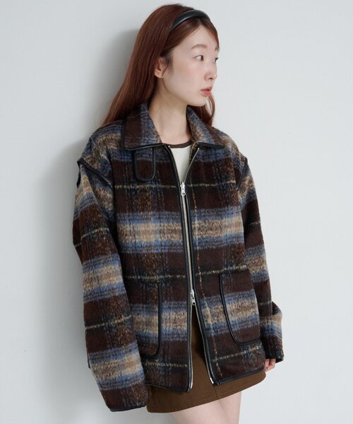 Kastane（カスタネ） ブルゾン アウター リバーシブルパイピング