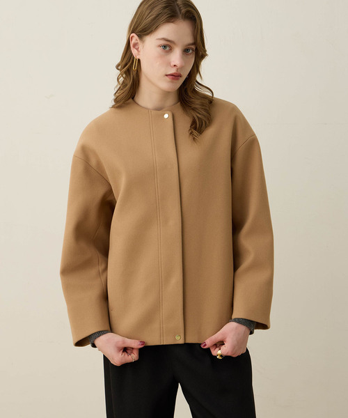 LE SOUK HOLIDAY（ルスークホリデー） コート アウター ノーカラー