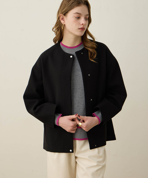 LE SOUK HOLIDAY（ルスークホリデー） コート アウター ノーカラー