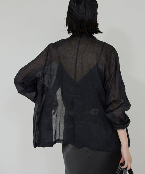 「GALLARDAGALANTE」 テーラードジャケット FREE ベージュ レディース_画像9