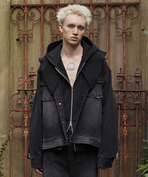 GRANCY ジップパーカー 黒 L GRANCY 「GRANCY」 ジップアップパーカー L ブラック メンズ