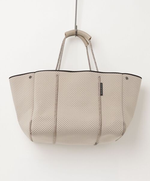 「STATE OF ESCAPE」 ワンポイントトートバッグ - ベージュ レディース_画像3