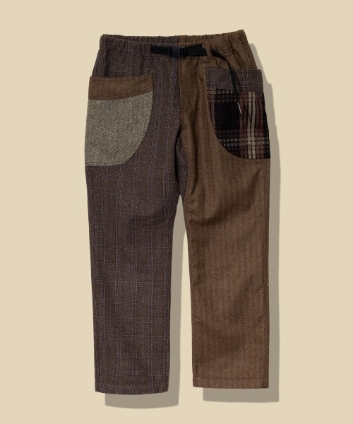go slow caravan（ゴースローキャラバン） パンツ WOOL LIKE FABLIC 脇