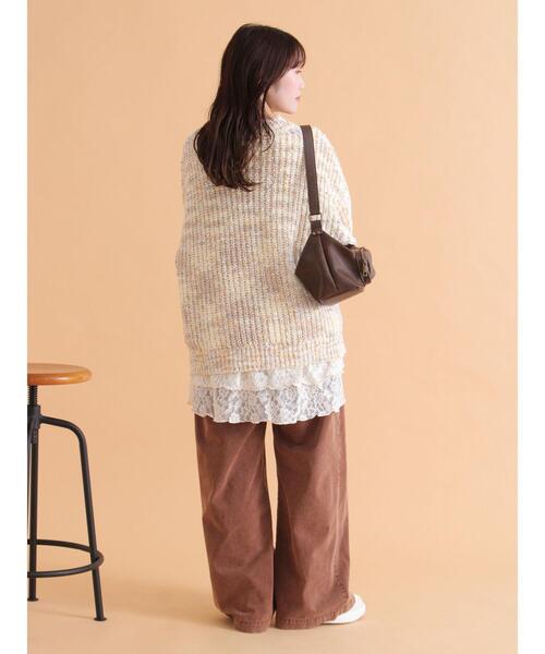 ehka sopo（エヘカソポ） ニット セーター カラーネップモックネック