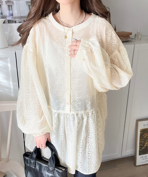 「classicalelf」 長袖ブラウス MEDIUM ブラック レディース_画像4