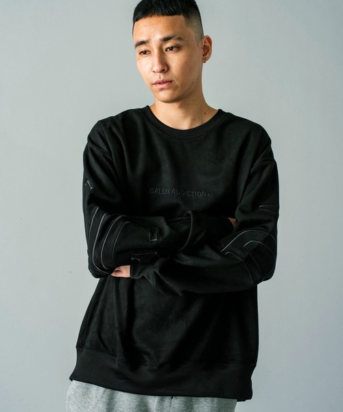 「GALLIS ADDICTION」 スウェットカットソー L グレー メンズ_画像5