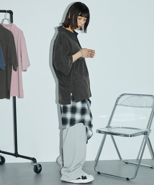 「Anchor Smith」 半袖ポロシャツ M ブラウン レディース_画像8