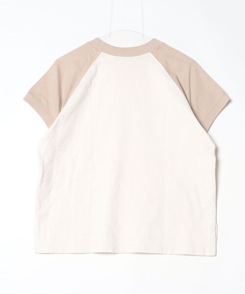 「monikoto」 半袖Tシャツ L ホワイト レディース_画像2