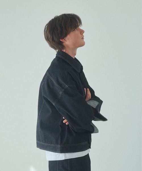 Elanque デニムジャケット gジャン roll-up denim jacket / ロール