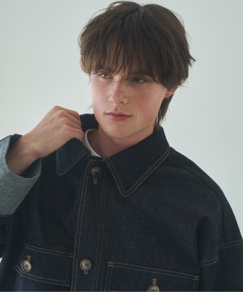 Elanque デニムジャケット gジャン roll-up denim jacket / ロール