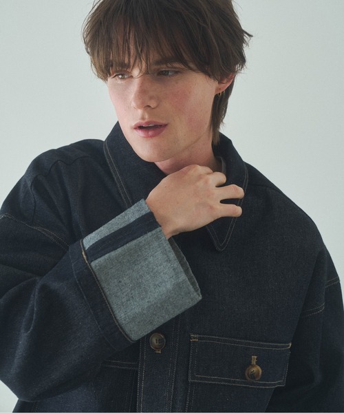 Elanque デニムジャケット gジャン roll-up denim jacket / ロール