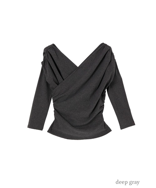 「Her lip to」 長袖カットソー S ホワイト レディース_画像9