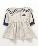 ベビー服 ロンパース 「リンク」セーラー裏毛ボ...の詳細画像1