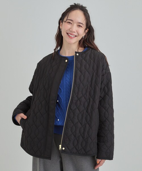 【新品タグ付】ダイアグラム ウール混 配色ジャージジャケット ノーカラー S 新品タグ付】ダイアグラム ウール混 配色ジャージジャケット ノー