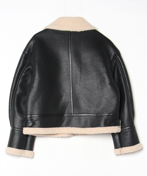 「me+em select」 ブルゾン FREE ブラック レディース_画像2