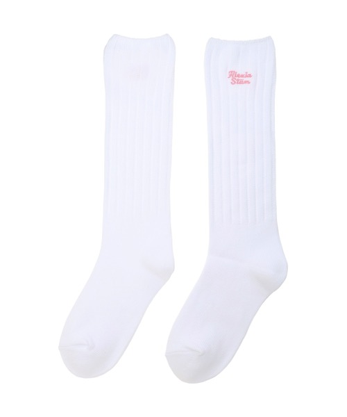 ALEXIA STAM（アリシアスタン） 靴下 Wellness Logo Sock Sets White