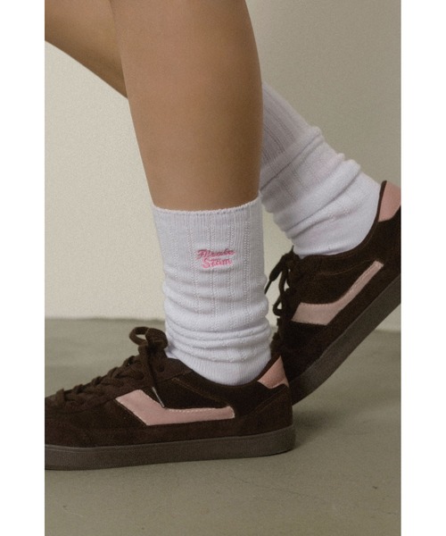 ALEXIA STAM（アリシアスタン） 靴下 Wellness Logo Sock Sets White
