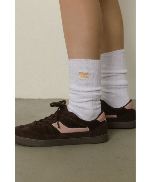 ALEXIA STAM（アリシアスタン） 靴下 Wellness Logo Sock Sets White