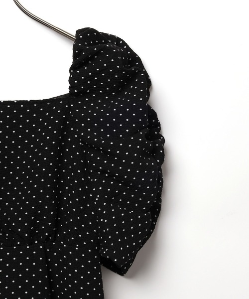 「Heather」 半袖ワンピース M ブラック レディース_画像4