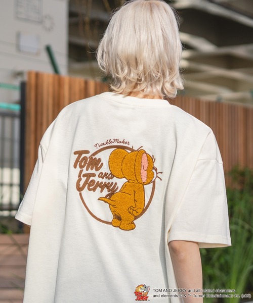 tシャツ 半袖 「TOM＆JERRY/トムとジェリー」「ゆったりルーズ