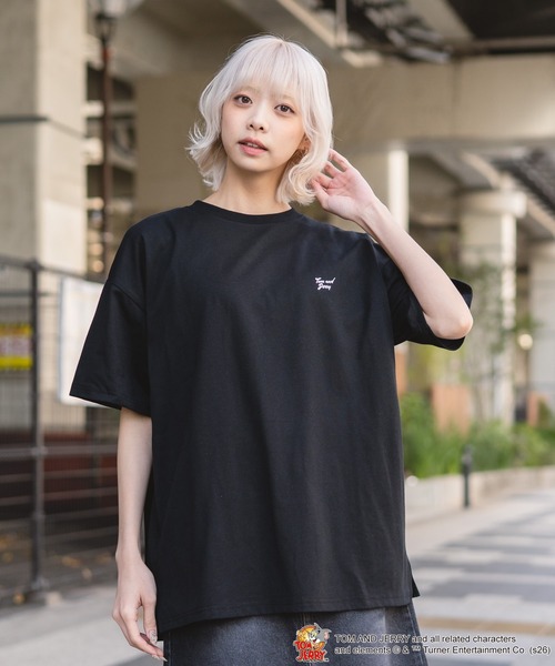 tシャツ 半袖 「TOM＆JERRY/トムとジェリー」「ゆったりルーズ