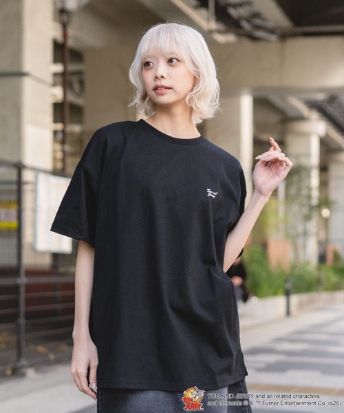 tシャツ 半袖 「TOM＆JERRY/トムとジェリー」「ゆったりルーズ