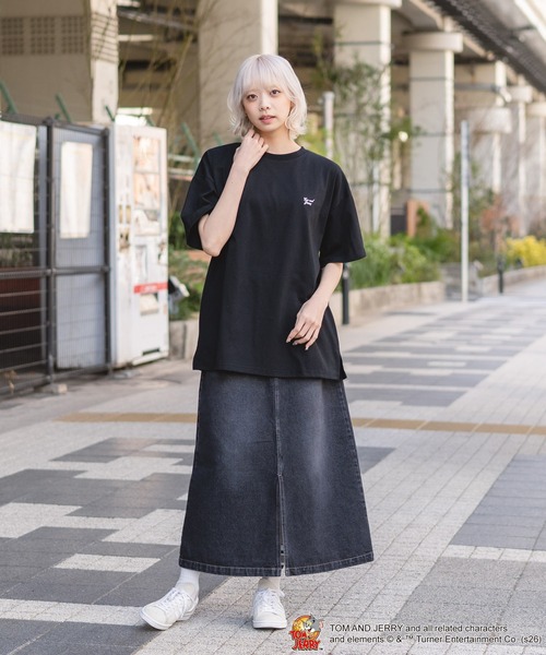 tシャツ 半袖 「TOM＆JERRY/トムとジェリー」「ゆったりルーズ