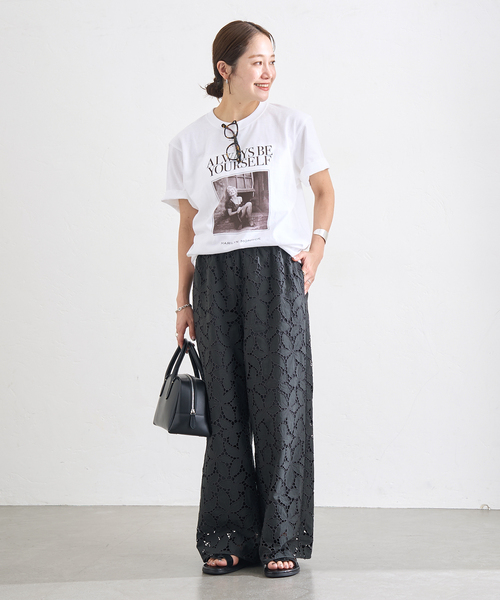 パンツ 別注「TICCA / ティッカ」フラワーレースパンツ JSP レディースの画像