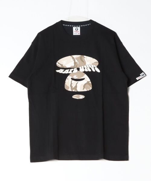 「AAPE BY A BATHING APE」 半袖Tシャツ - ブラック メンズ_画像2