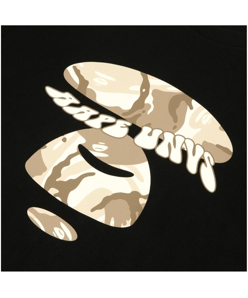 「AAPE BY A BATHING APE」 半袖Tシャツ - ブラック メンズ_画像8