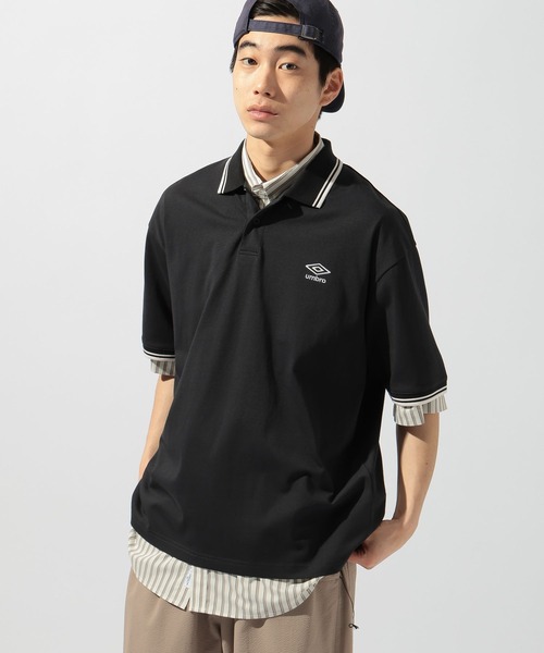 umbro アンブロ マンチェスターユナイテッド ポロシャツ L ブラック umbro（アンブロ） ポロシャツ 半袖 「UMBRO(アンブロ)」別注SHORT