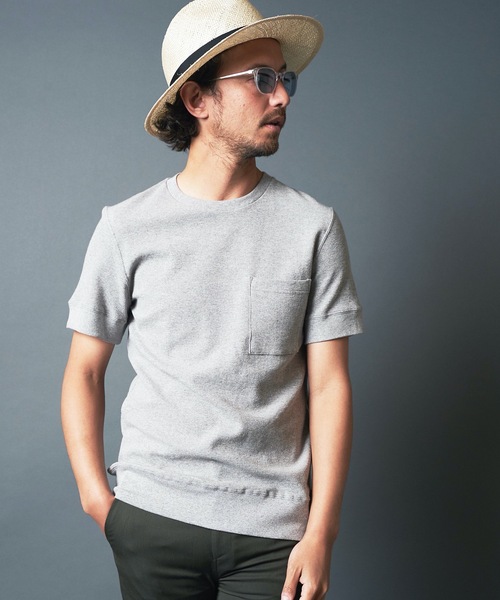 「Magine」 半袖Tシャツ 46 グレー メンズ_画像6