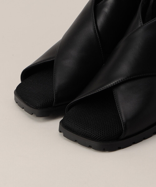 「Comme ca Mature」 ヒールサンダル 23.5cm ブラック レディース_画像5