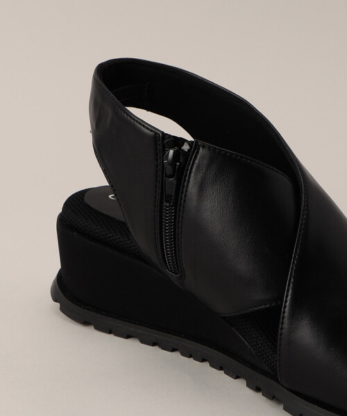 「Comme ca Mature」 ヒールサンダル 23.5cm ブラック レディース_画像7