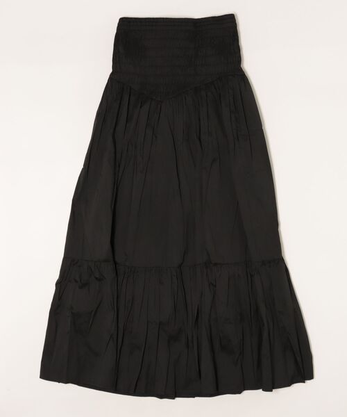 25AW サラマリカ POLY TAFFETA SHIRRING スカート sara mallika（サラ マリカ） ロング スカート POLY TAFFETA SHIRRING