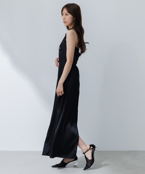 SENEE」 キャミソールワンピース SMALL ブラック レディース 