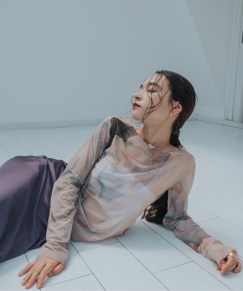 「sahara」 長袖カットソー FREE イエロー レディース | sahara | 03