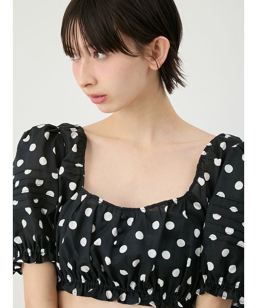 LILY BROWN（リリーブラウン） ブラウス シャツ 半袖 コットン
