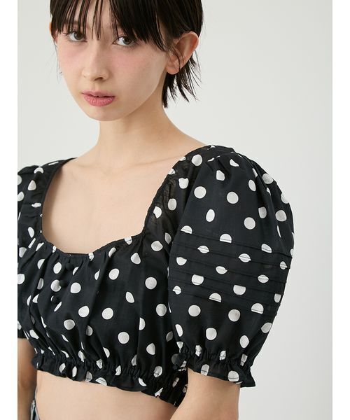 LILY BROWN（リリーブラウン） ブラウス シャツ 半袖 コットン