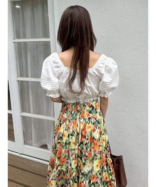 LILY BROWN（リリーブラウン） ブラウス シャツ 半袖 コットン
