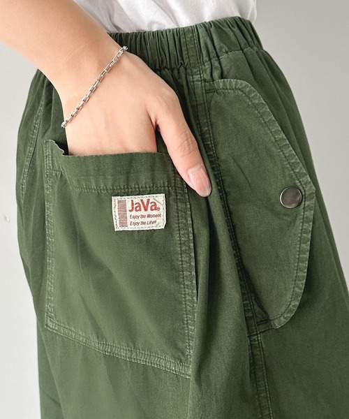 「Java」 カーゴパンツ LARGE チャコールグレー レディース_画像4