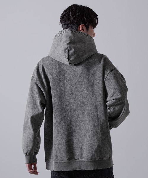 「CLEL」 プルオーバーパーカー X-SMALL グレー メンズ_画像4