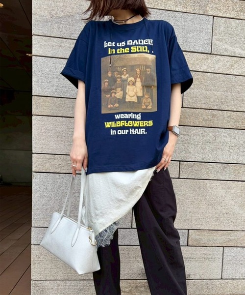 Scrap Book（スクラップブック） tシャツ 半袖 「THOMAS MAGPIE」40/2