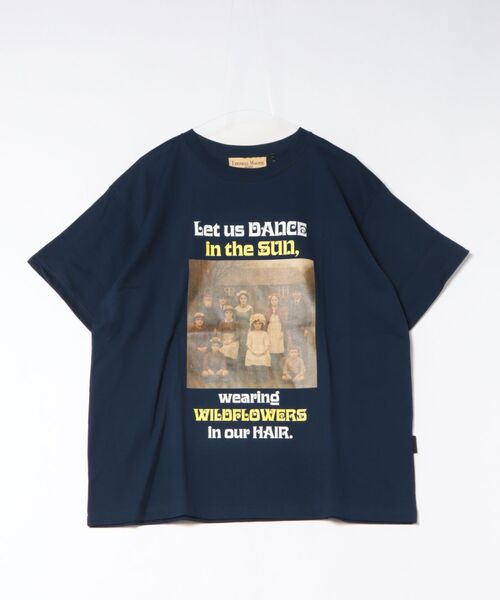 Scrap Book（スクラップブック） tシャツ 半袖 「THOMAS MAGPIE」40/2